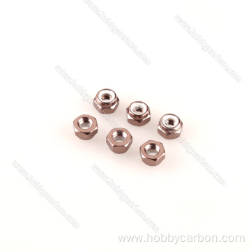 Colorful Nylon Lock Nut Aluminum For Drone